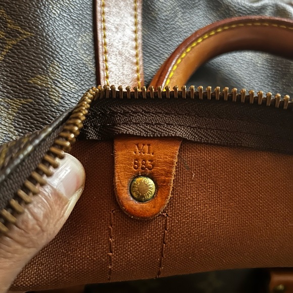 Louis Vuitton Keepall 50 Bandolier with Cert and dust bag. - Picture 5 of 7